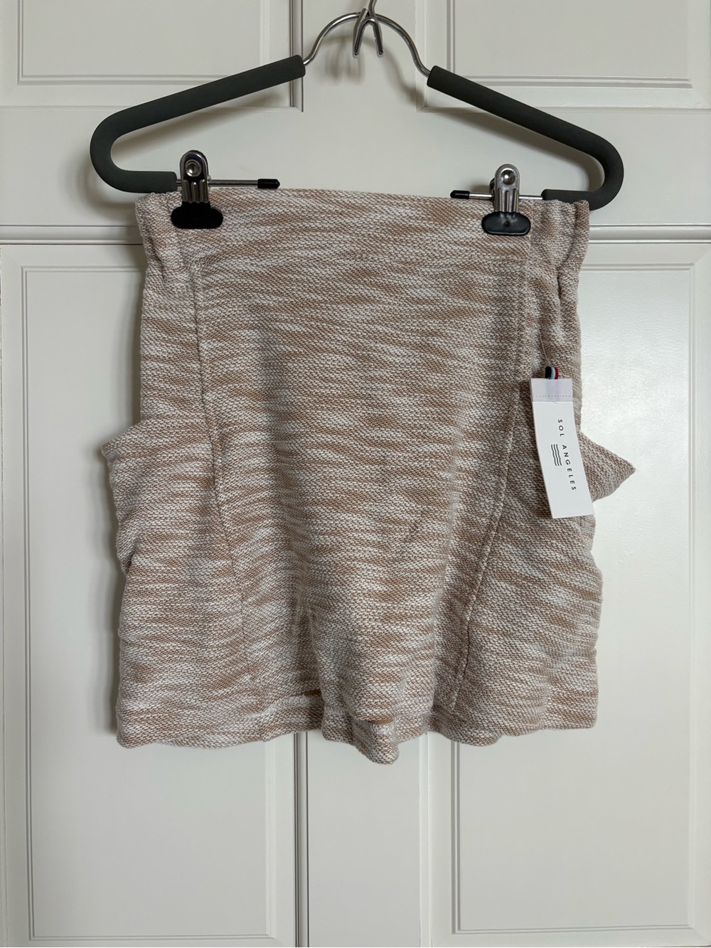 Sol Angeles Sand Textured Knit Mini Skirt